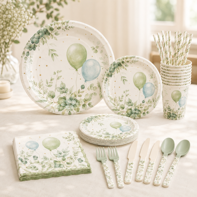 Disposable Party Tableware scene image
